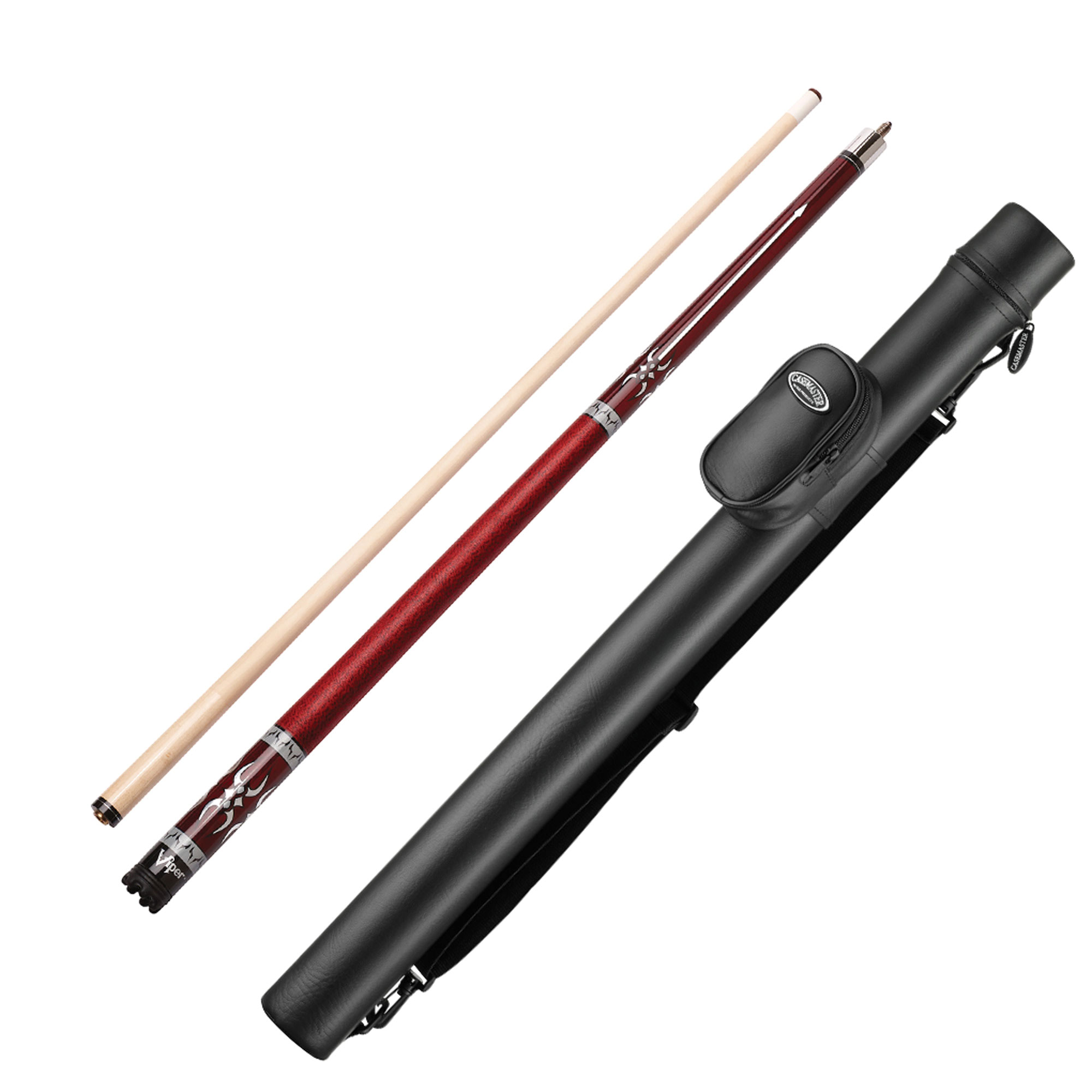 Viper Sinister Series Cue with Red Wrap and Casemaster Case