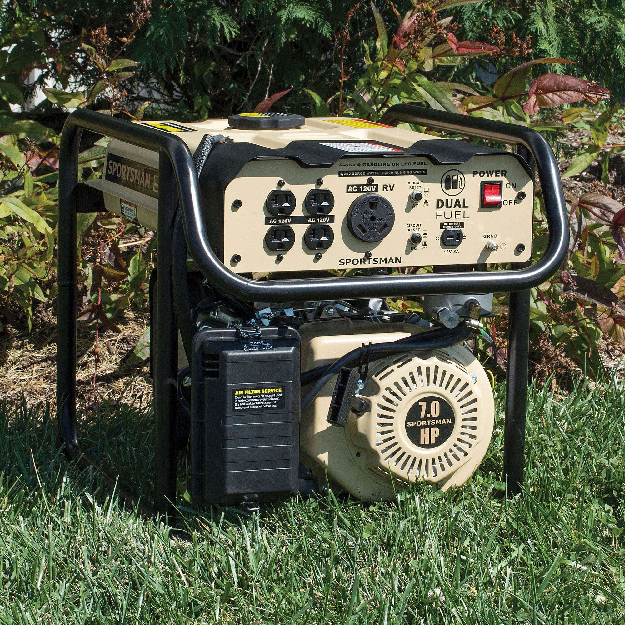 Sportsman 4000W Portable Dual-Fuel Generator