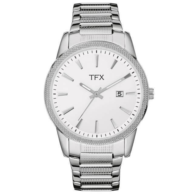 silver watch