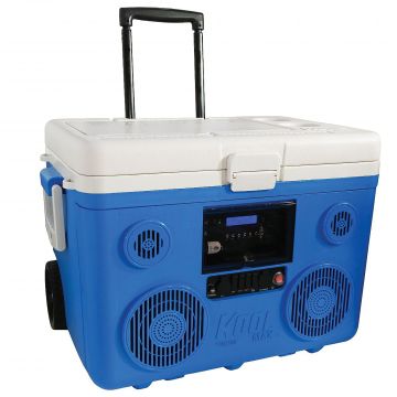 Sondpex KoolMAX 40-Quart Hardside Cooler and Wireless PA/Stereo - Blue