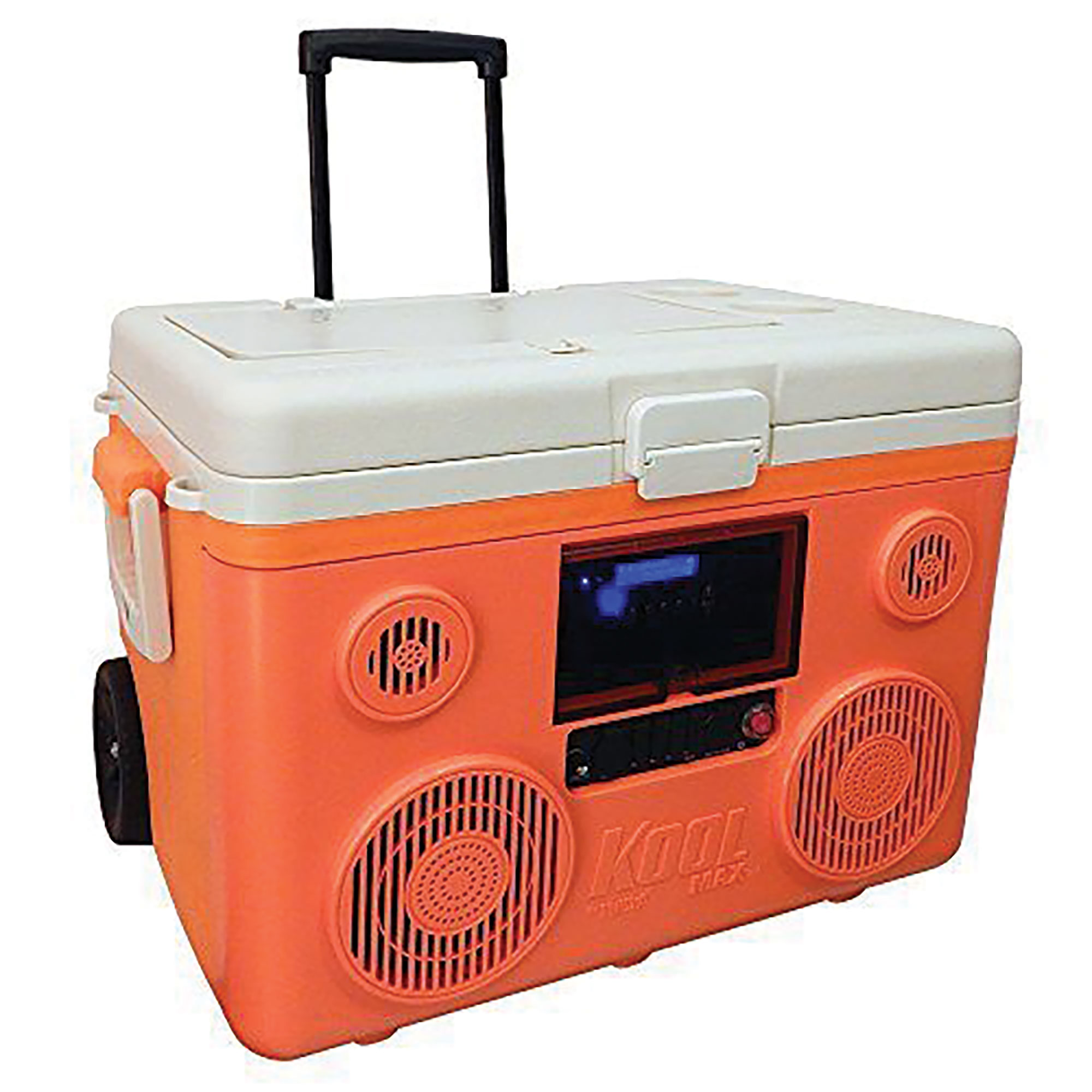 Sondpex KoolMAX 40-Quart Hardside Cooler and Wireless PA/Stereo - Orange