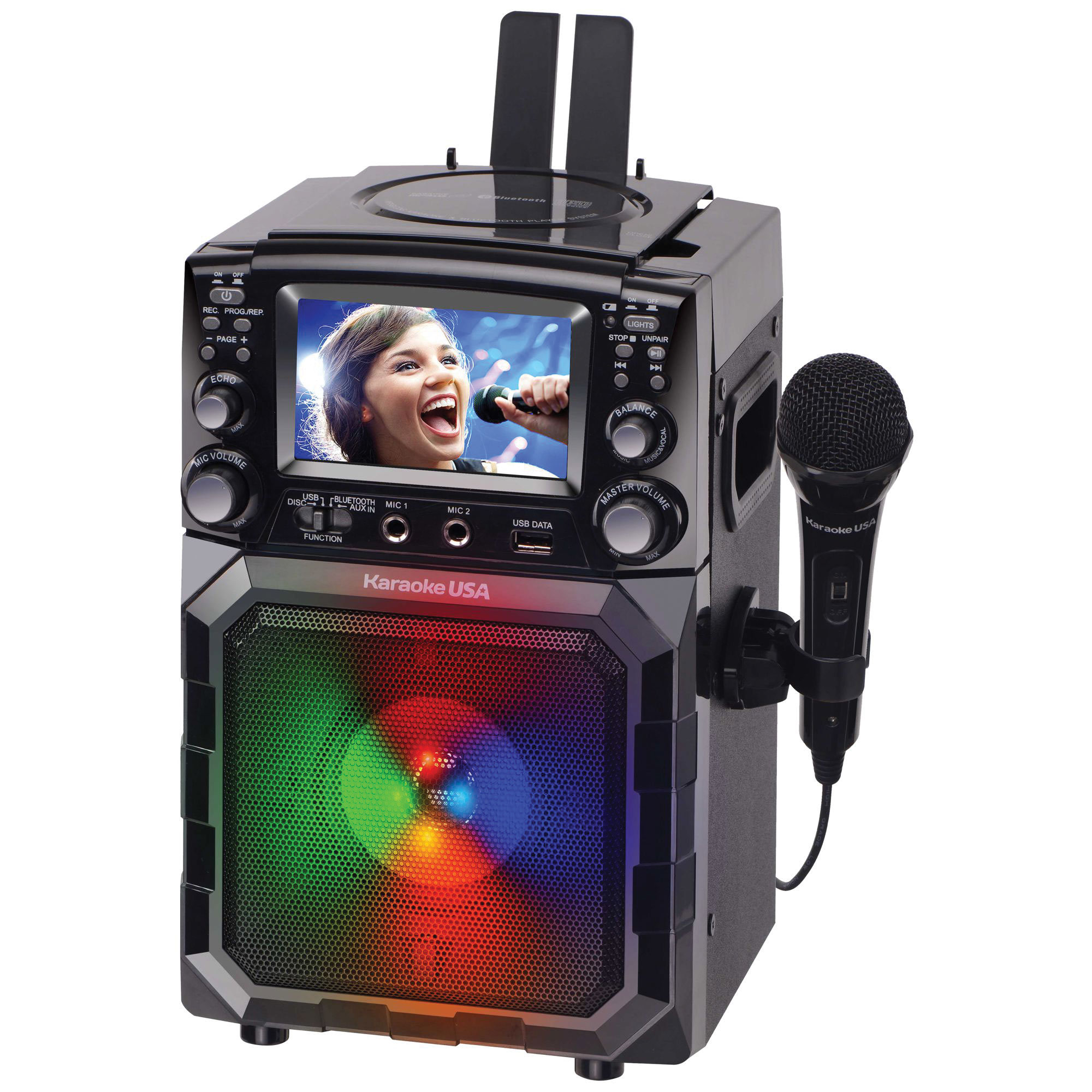 Portable CDG/MP3G Pro Karaoke Player with 4.3" Display