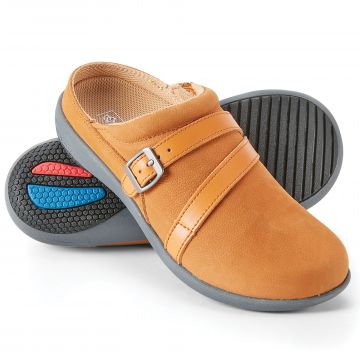 Spenco Sydney Cognac Slide Sandals