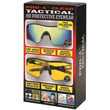 Pro-4 Tactical HD Eyewear Set