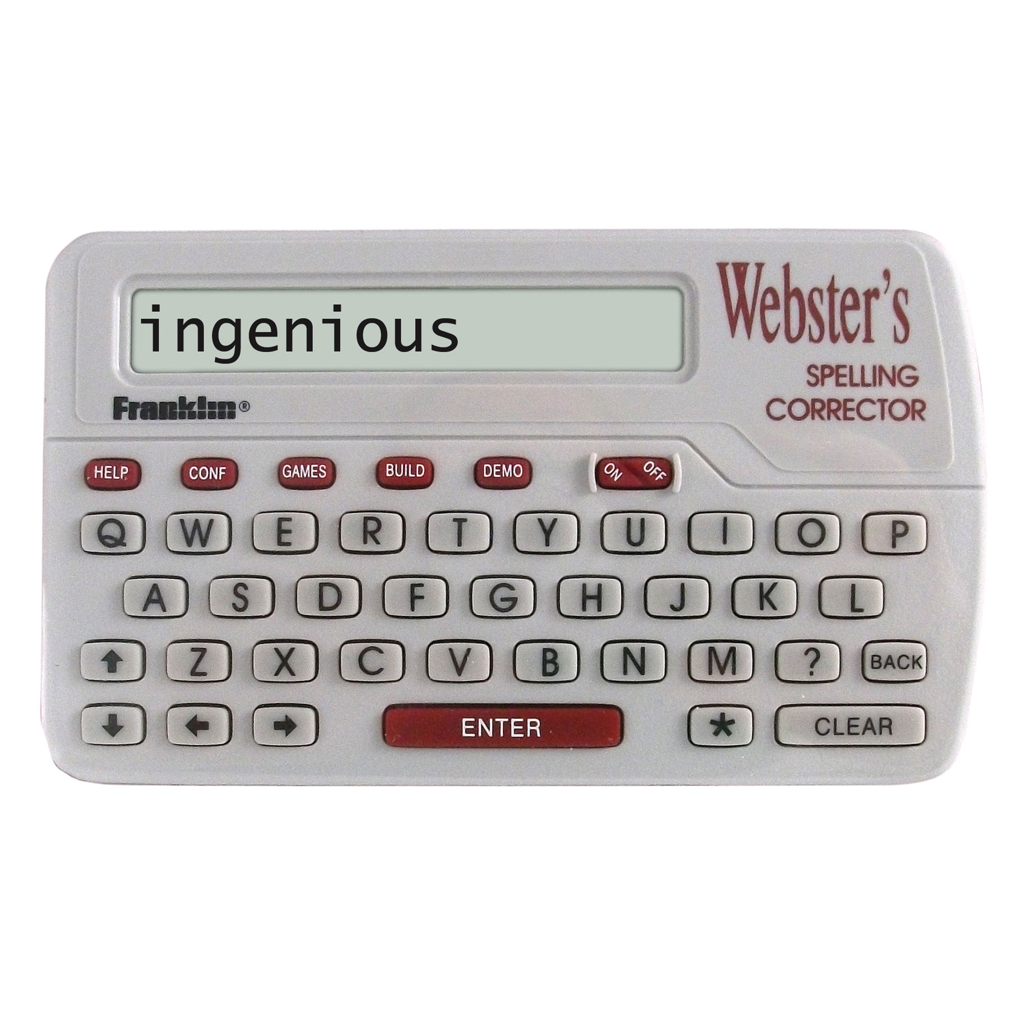 Franklin Webster Spelling Corrector and Crossword Solver