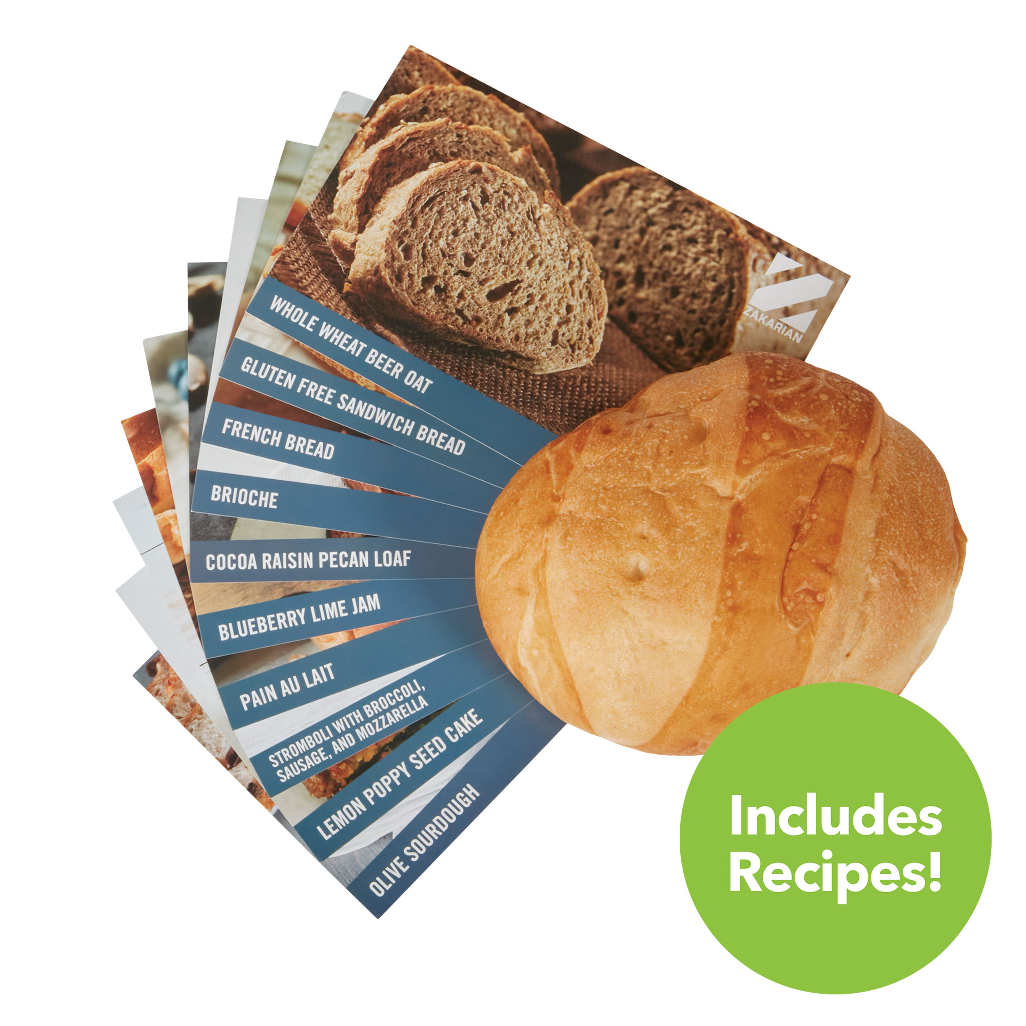 zakarian bread machine recipes