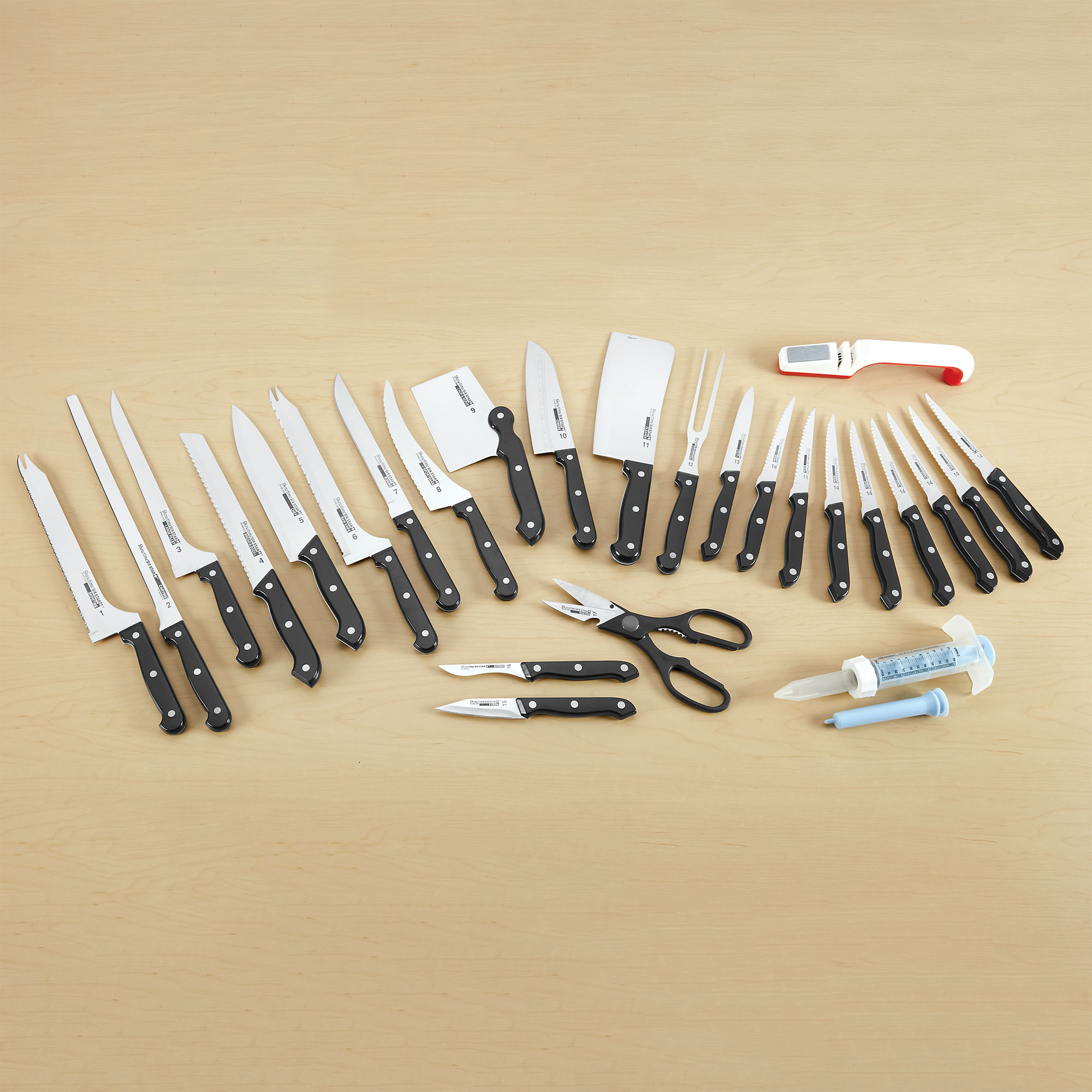 Ronco Six Star+ 25-Piece Knife Set 