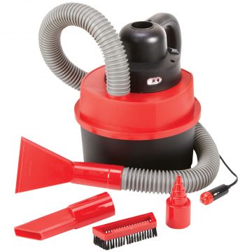 Wet/Dry Auto Vac 12V with Attachments and LED Light