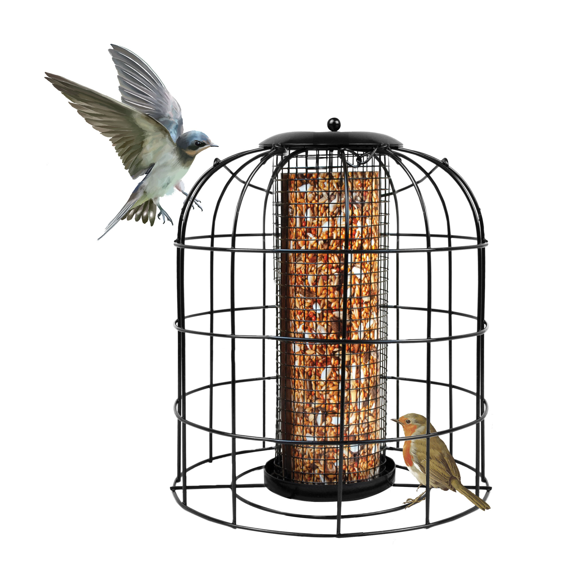 Iron Wire Bird Cage Feeder