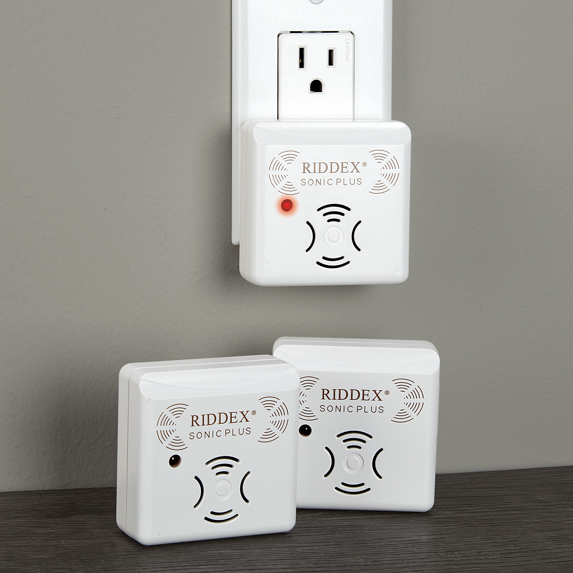 Riddex Sonic Plus Rodent and Insect Repeller - 3 Pack