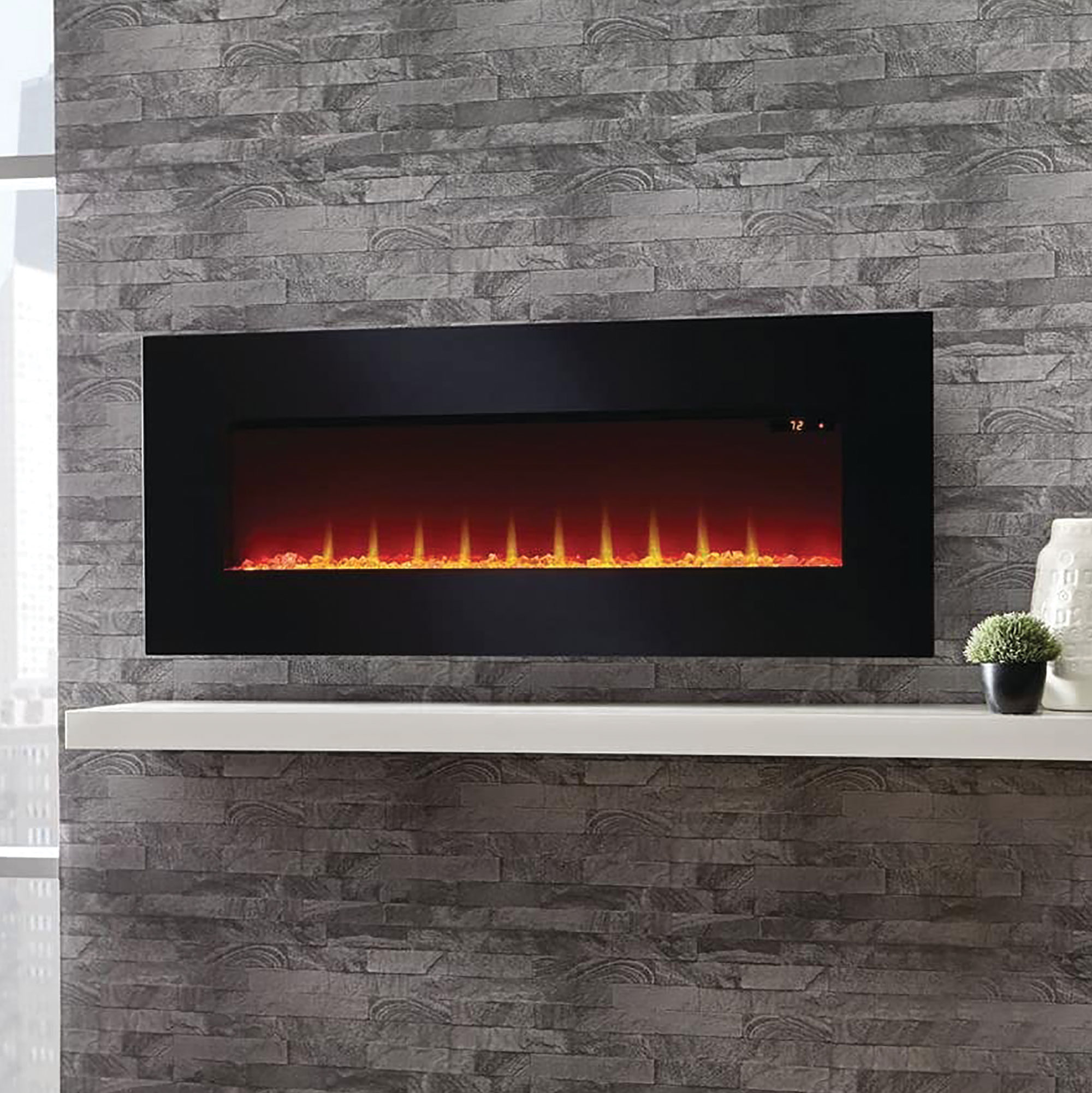 Home Decorators Collection Wall-Mount Fireplace