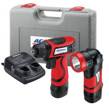 ACDelco Cordless 8V Drill/Driver 5 Piece Combo Kit with Case