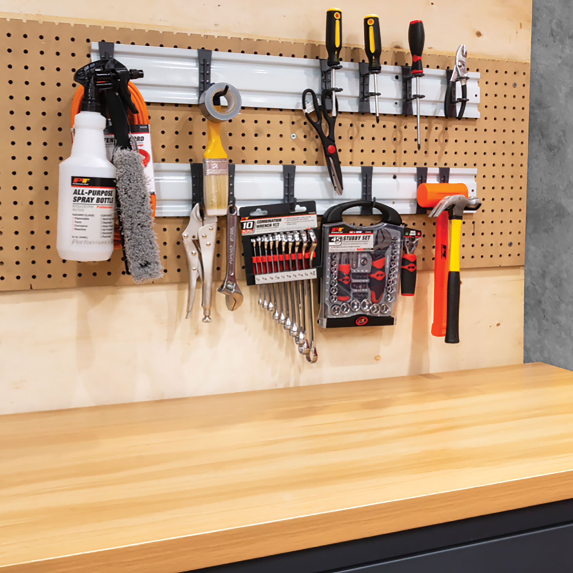 Performance Tool Rail Storage System