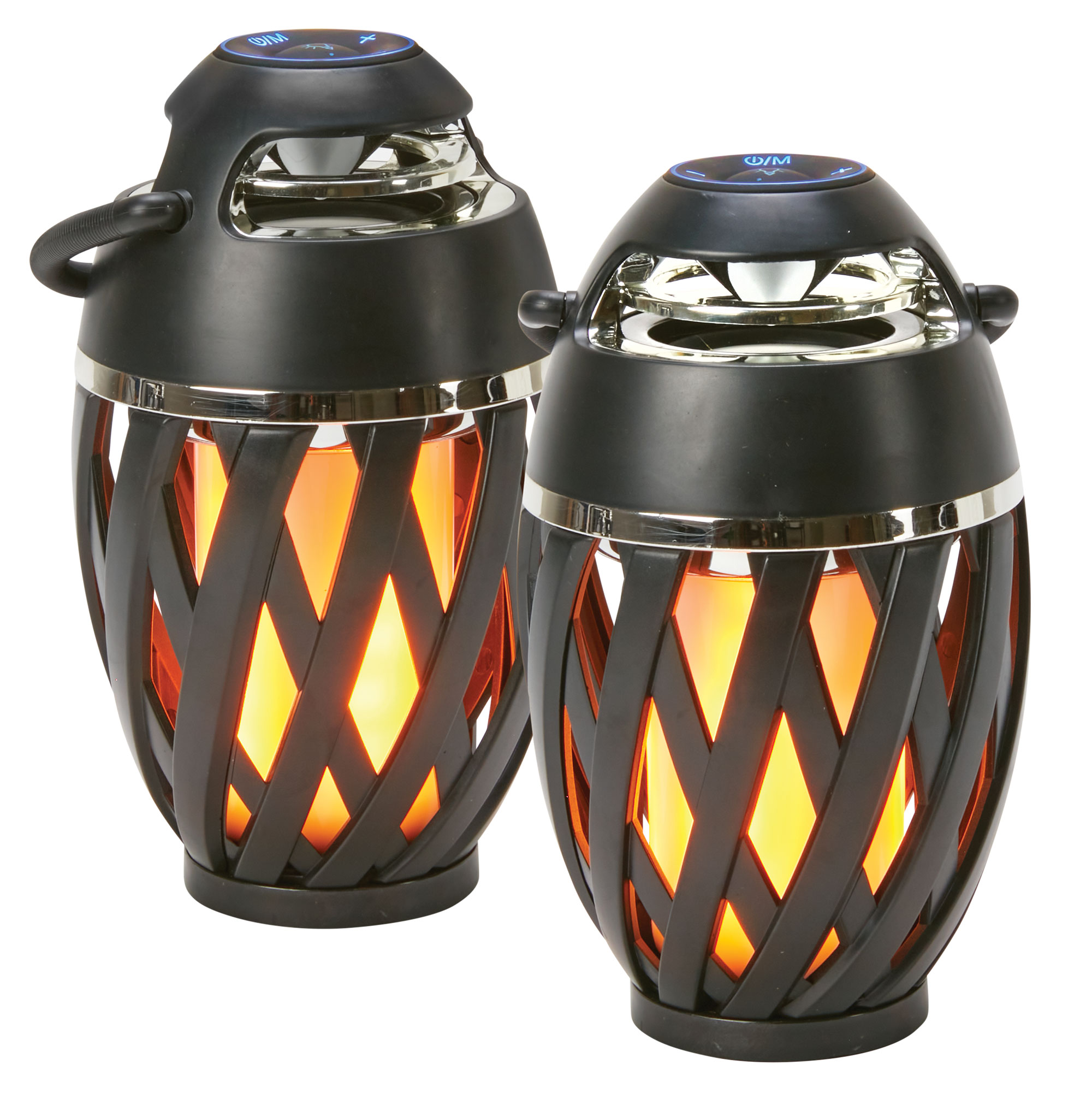 Power-To-Go LED Flame Speakers - 2 Pack