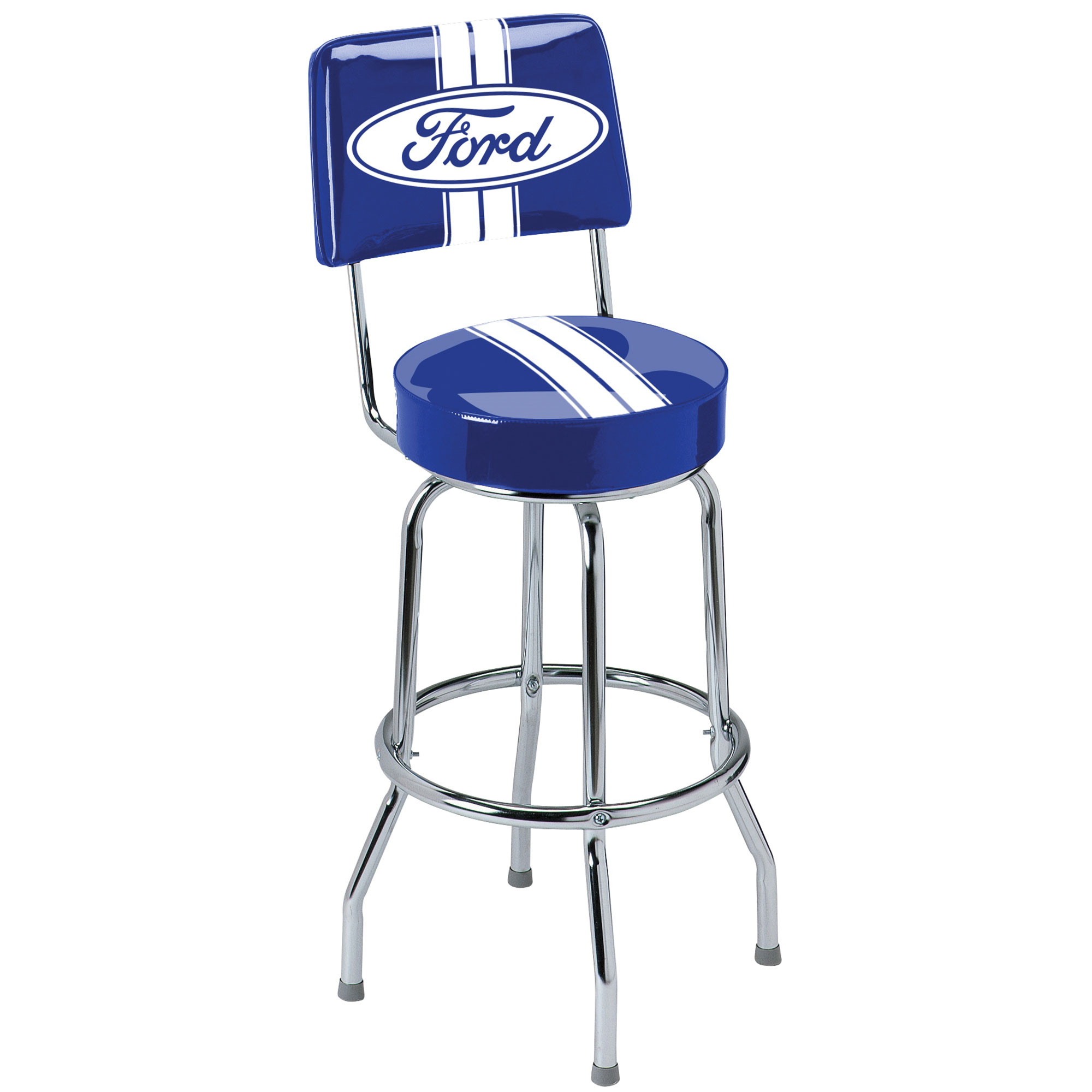 Ford Motor Company 30 inch Bar Stool with Backrest