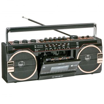 Audiobox Retro Bluetooth Radio with Cassette