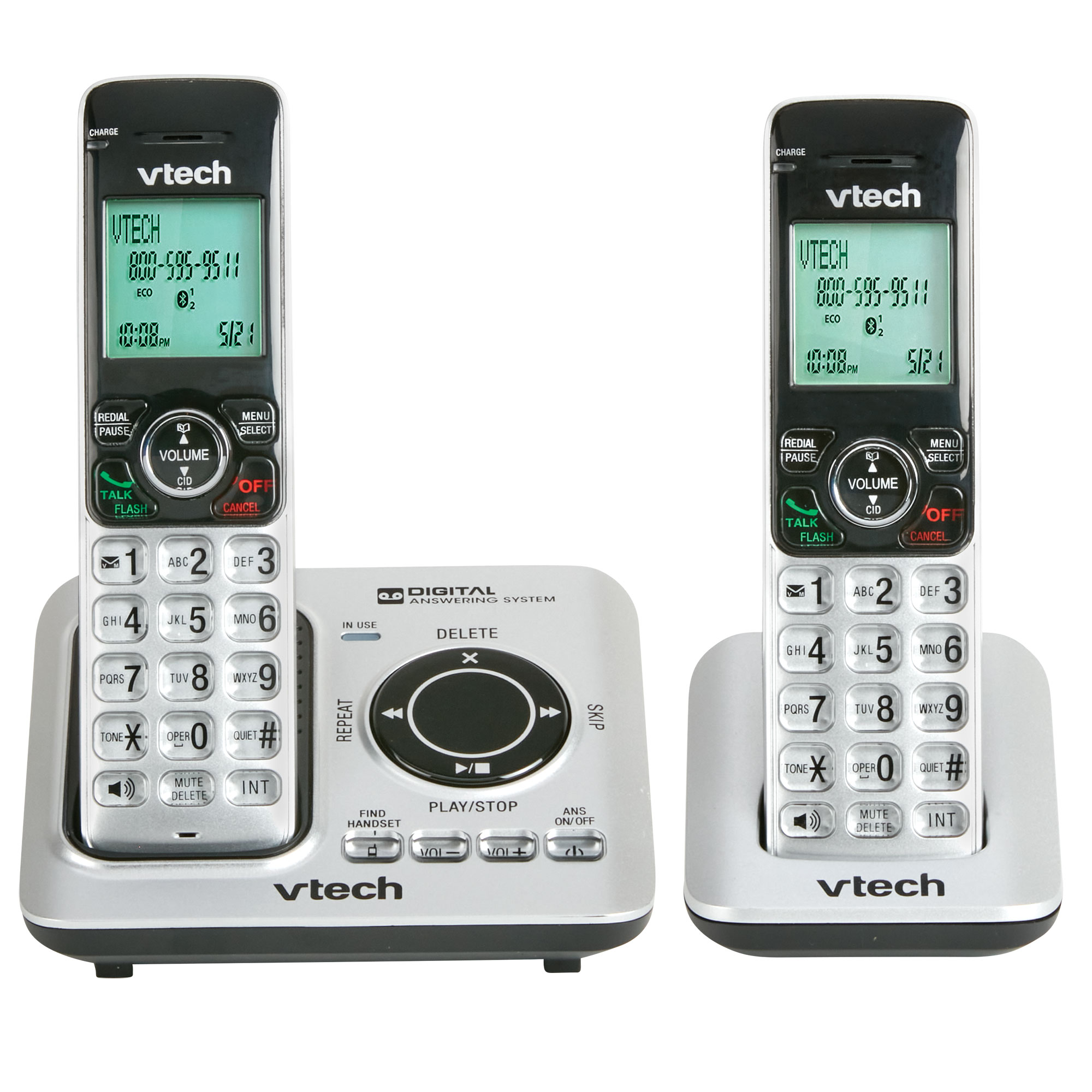 VTech 2-Handset Cordless Phone System with Answering Machine