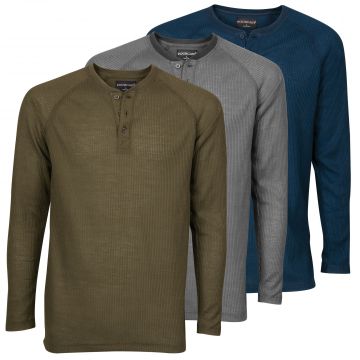 Fourcast Thermal Henley Shirt - 3 Pack