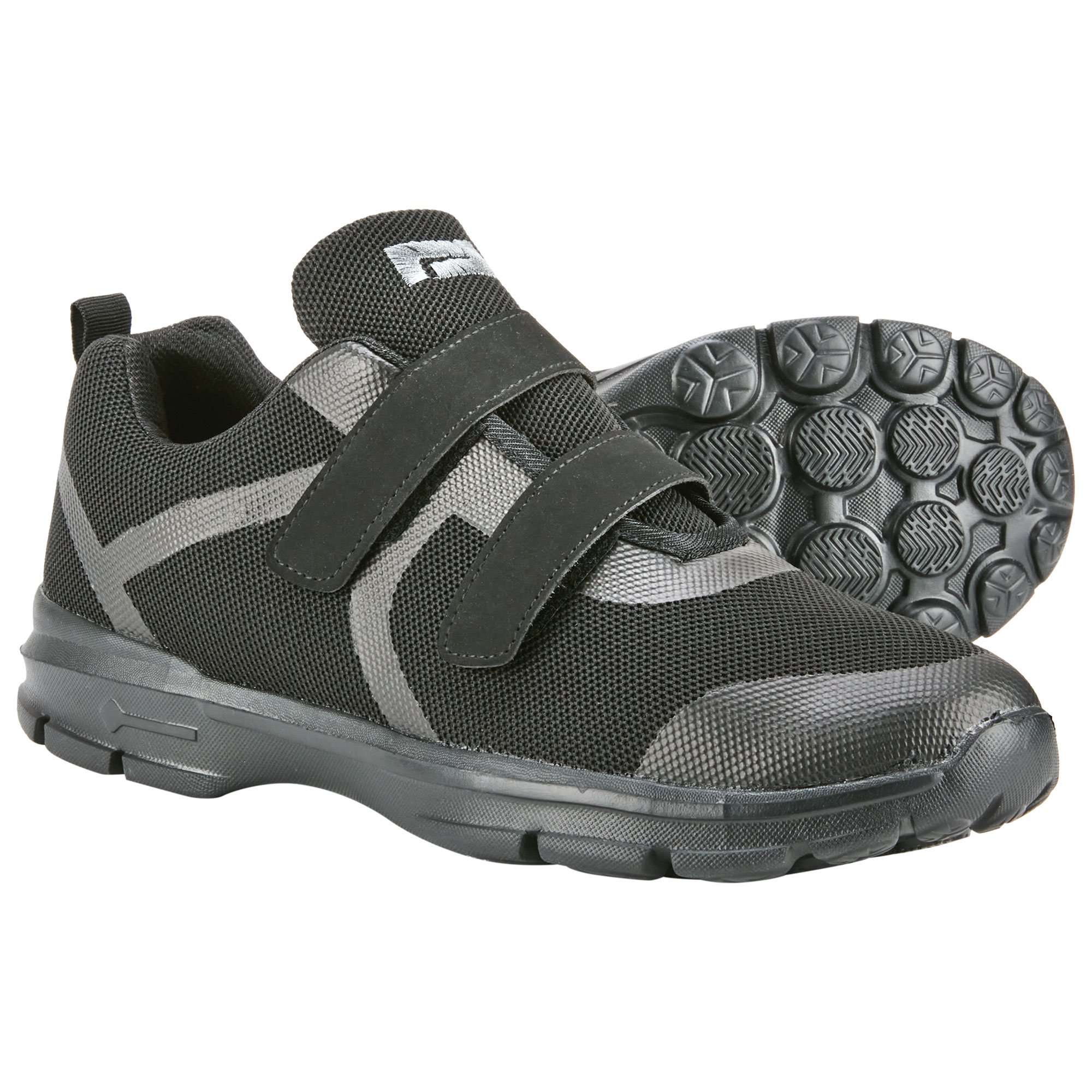 UltraLight Velcro Black Shoes