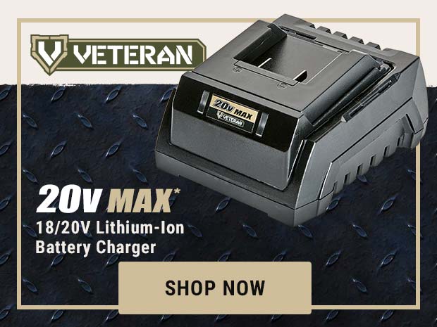 Veteran Tool 18/20V Lithium-Ion Battery Charger
