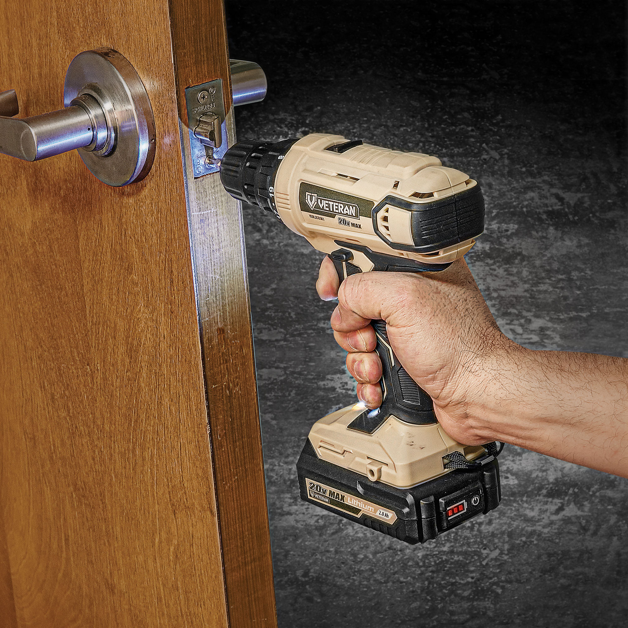 Veteran Tool 20V MAX Cordless Power Drill