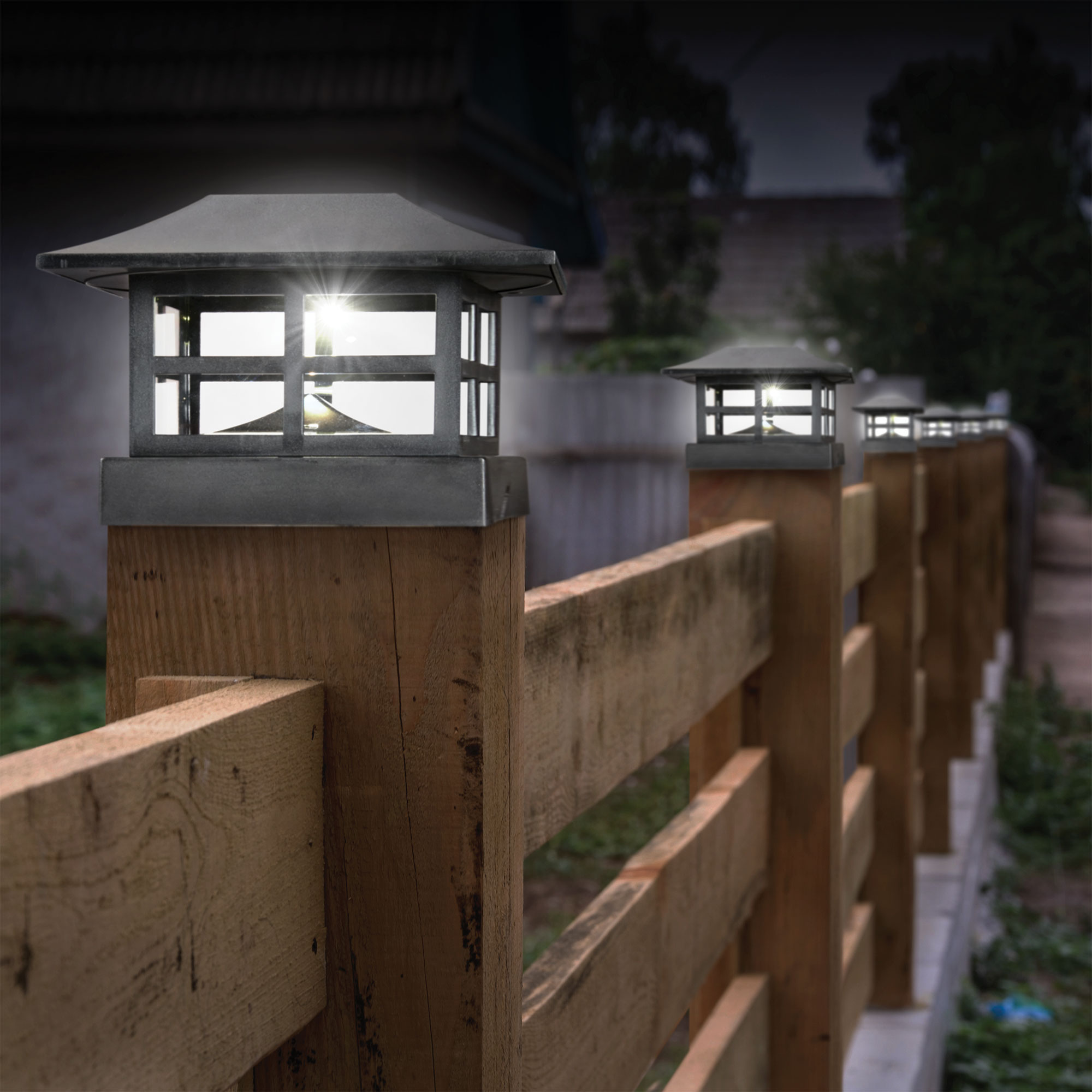 NOMA Solar Post Lights - 6 Pack