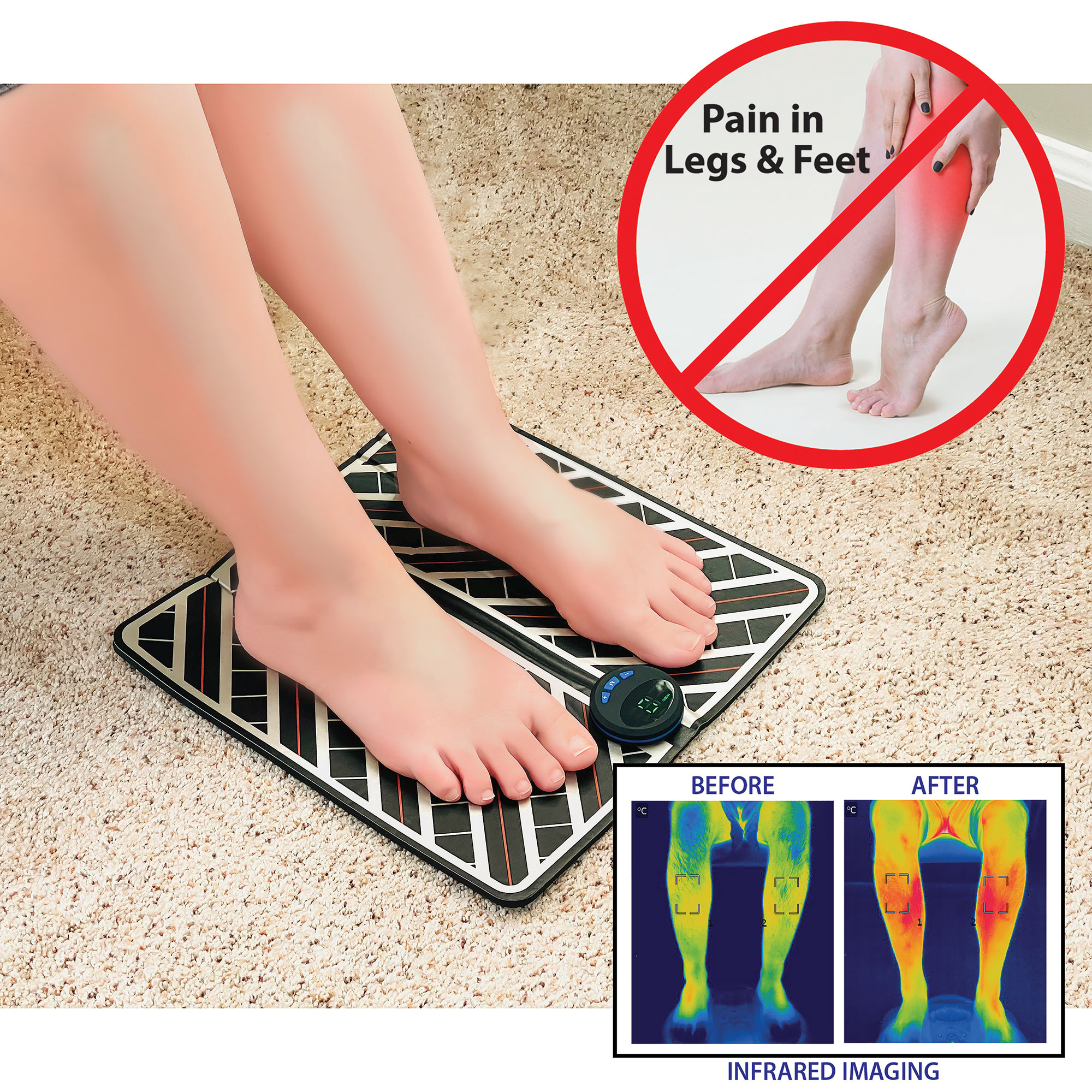 Ems Foot Massager Notice En Français Pdf Circulation Pro EMS Foot Massager