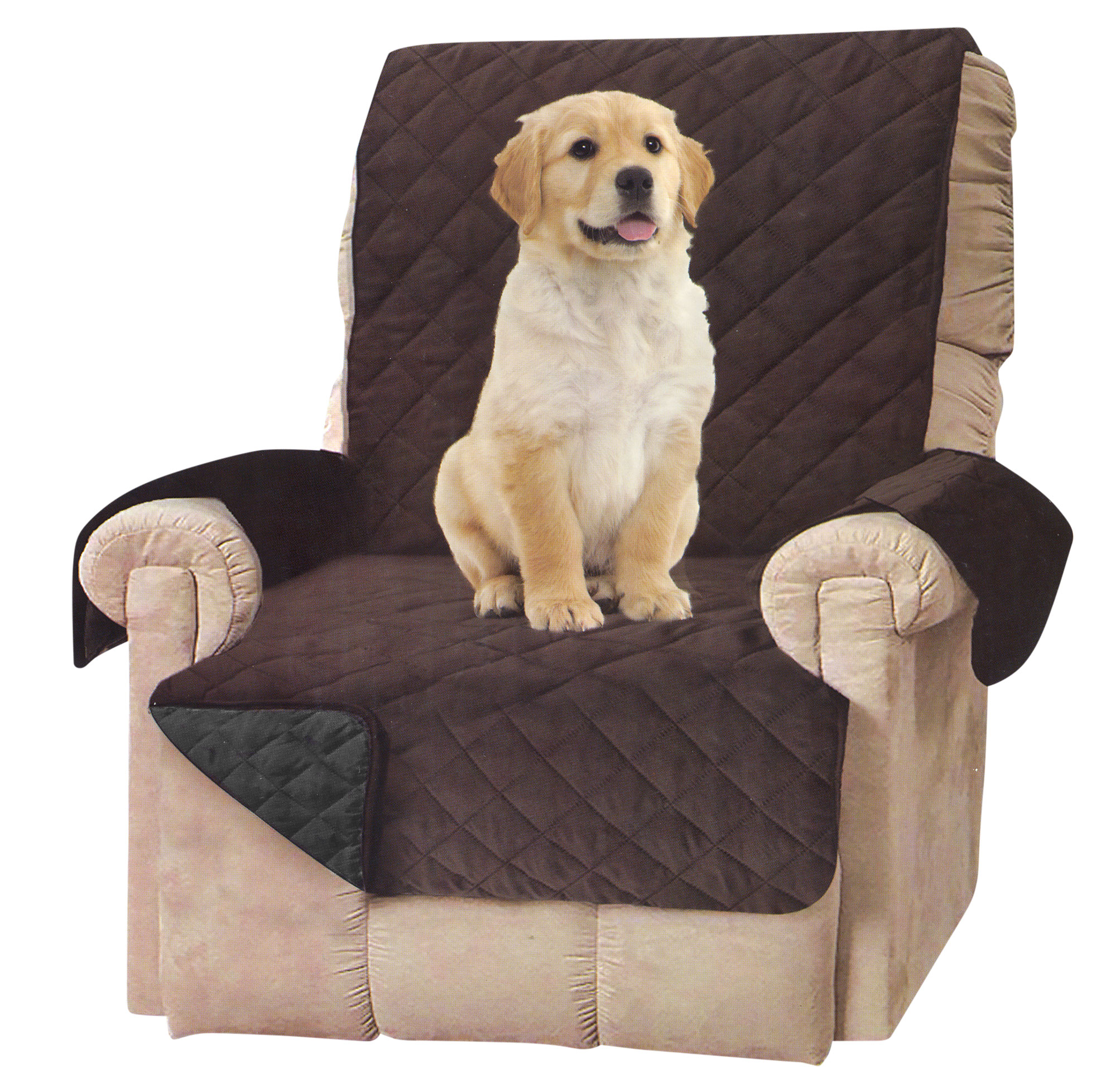 Grand Innovations Reversible Quilted Recliner Cover