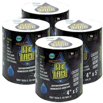 Original Fix Tape Waterproof Tape - 4 Roll Combo Pack