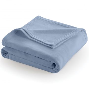 Martex Super-Soft Fleece Blanket - Queen Size Slate Blue