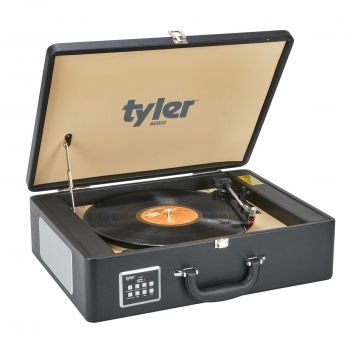 Tyler Briefcase Turntable System with Bluetooth
