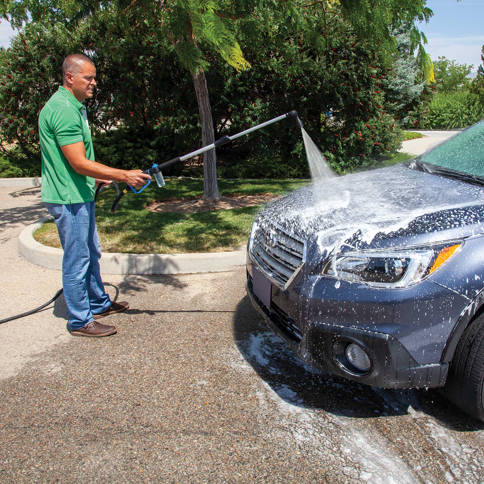 Wash N' Rinse Spray Gun with Rotating Head