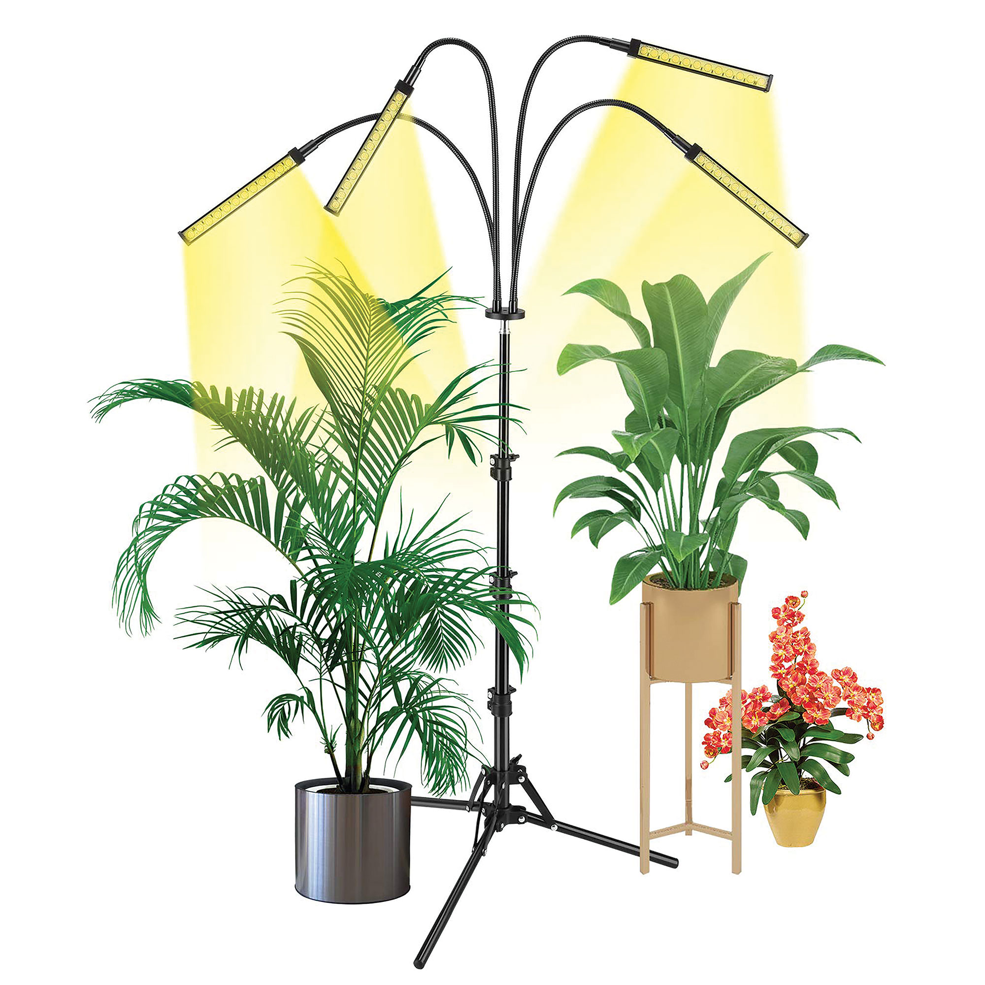 Slaouwo Indoor Grow Light with Adjustable Stand