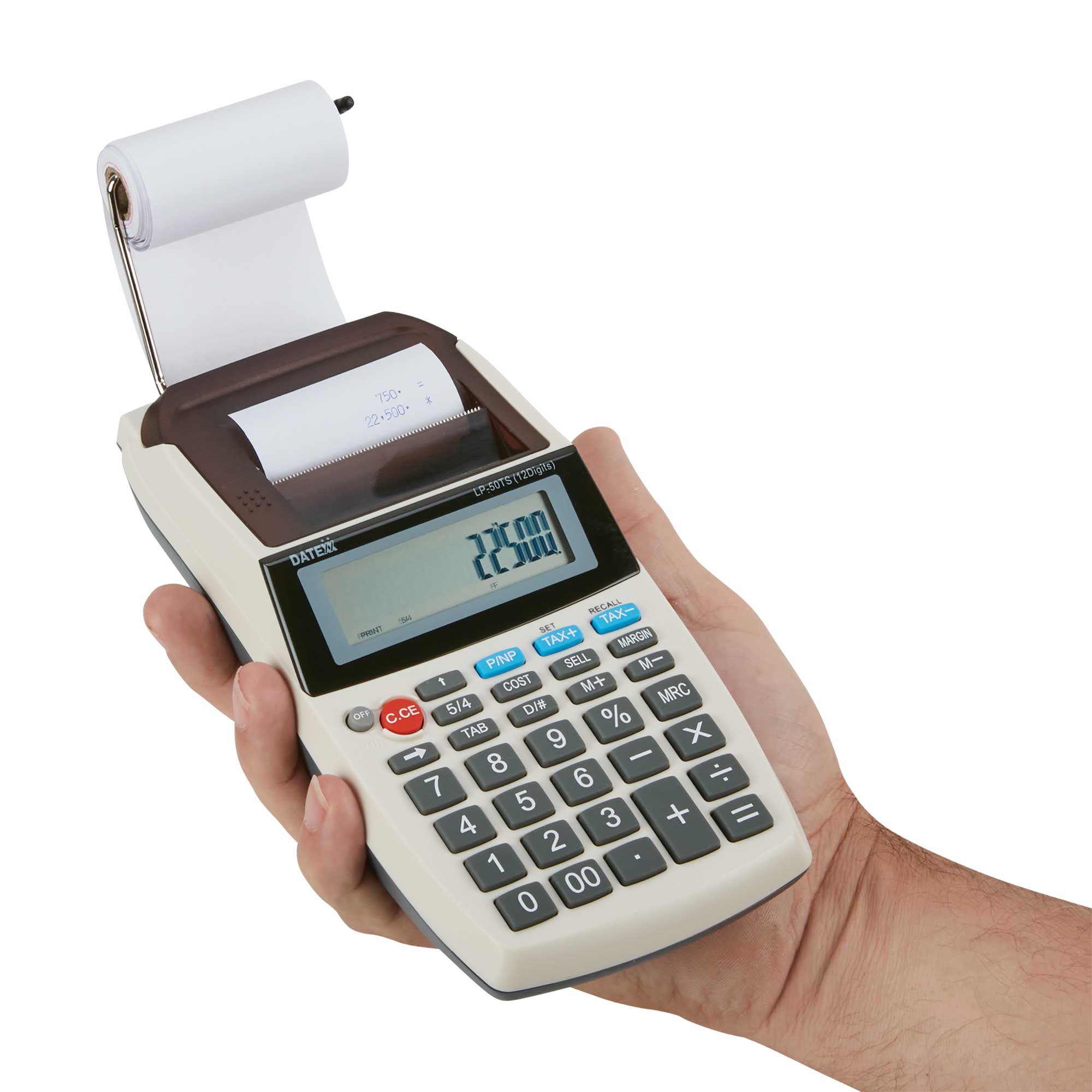 Datexx 12Digit LCD Business Printing Calculator