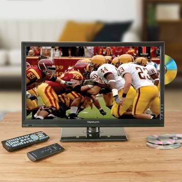 Skyworth 22 inch AC/DC Smart TV with Built-In DVD Player