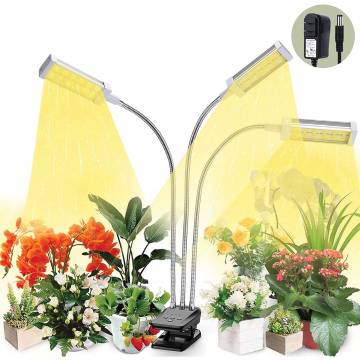 Vogek SP312 Indoor Plant LED Grow Light - Silver