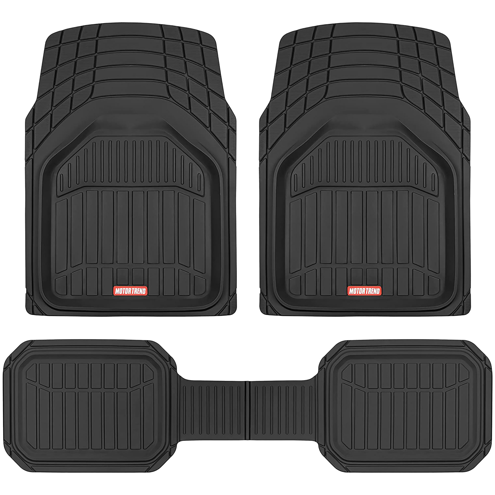 Motor Trend Heavy Duty Trim-to-Fit Floor Mat Set