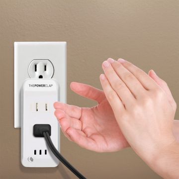 Digital Energy Power Hands Clapping Light Control Outlet