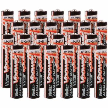 Vivitar Alkaline AAA Batteries - 24 Pack