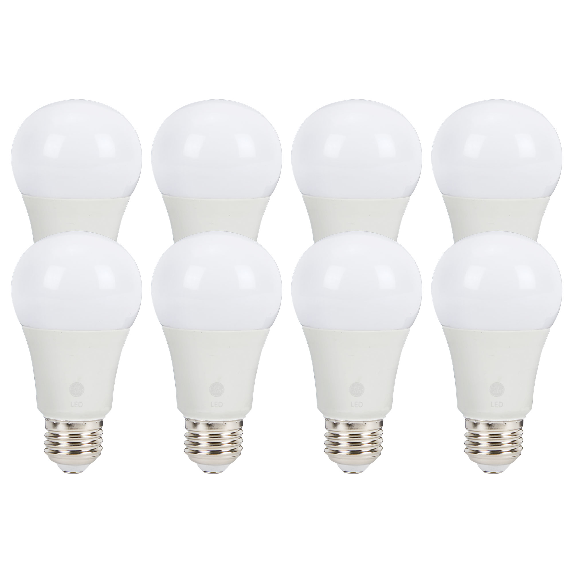 GE 60W Soft White Dimmable LED Light Bulbs - 8 Pack