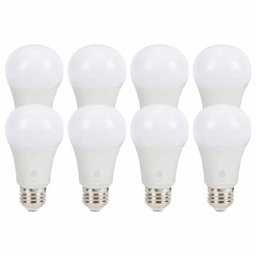 GE 60W Soft White Dimmable LED Light Bulbs - 8 Pack