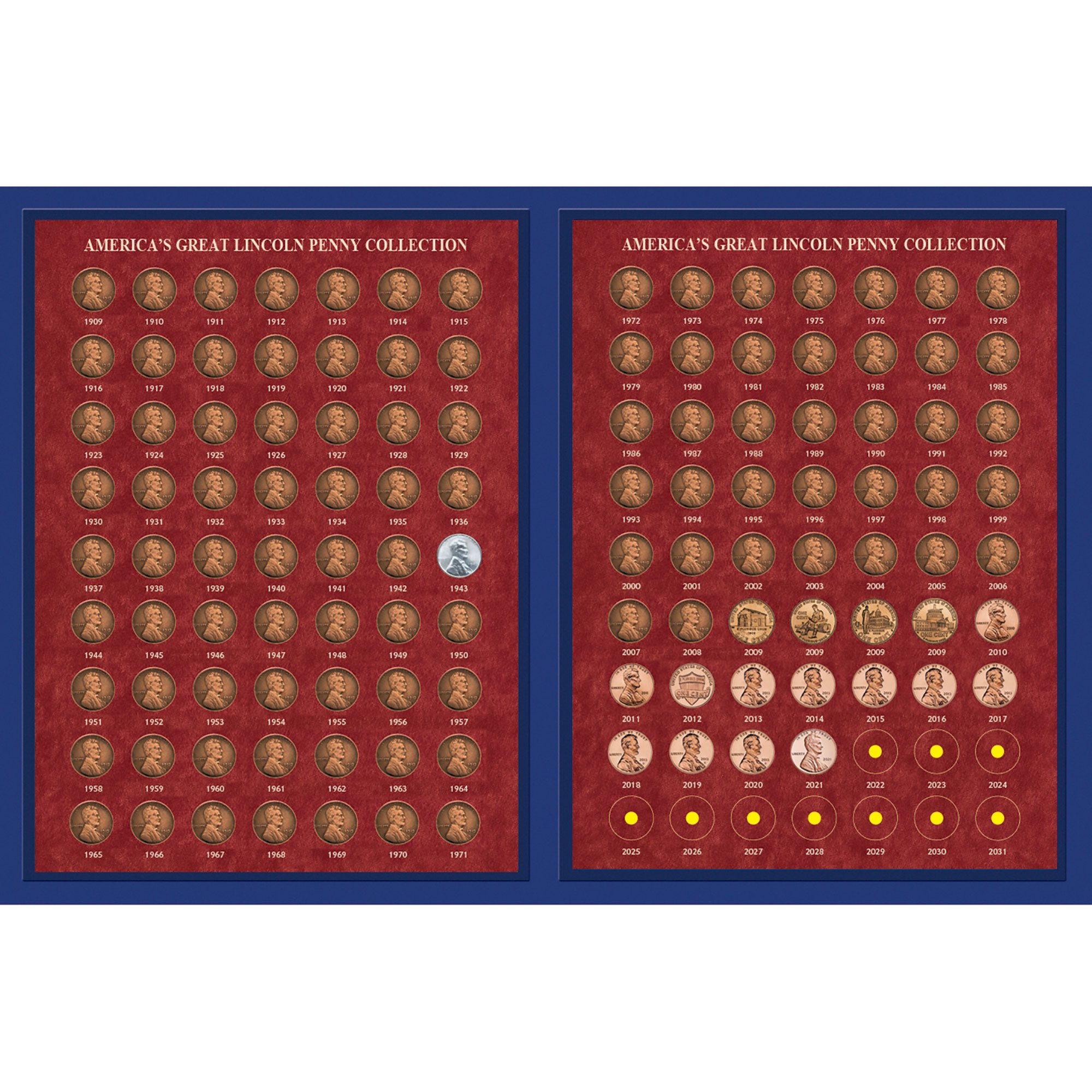 American Coin Treasures Complete Lincoln Penny Collection 1909-2021