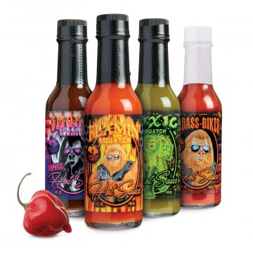 Squatchin' Country 4 Pack Hot Sauce Set