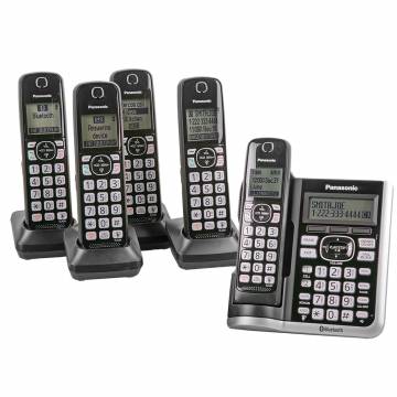 Panasonic 5-Handset System with Voice Assist