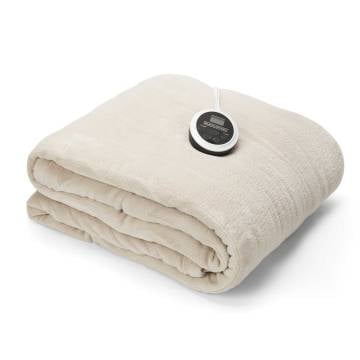 Queen Black &amp; Decker Heated Bed Blanket - Cream