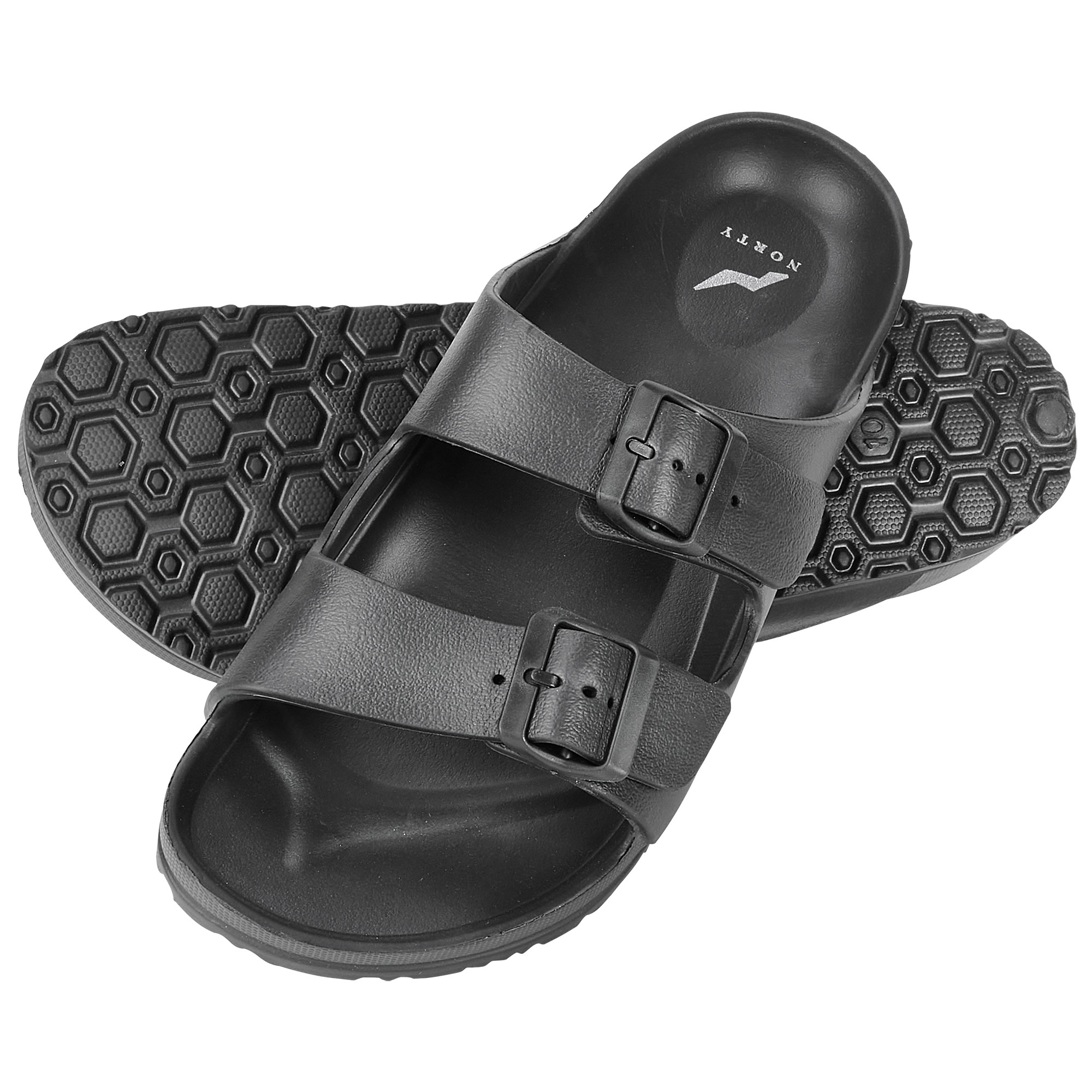 Norty Men's Two-Strap EVA Sandals
