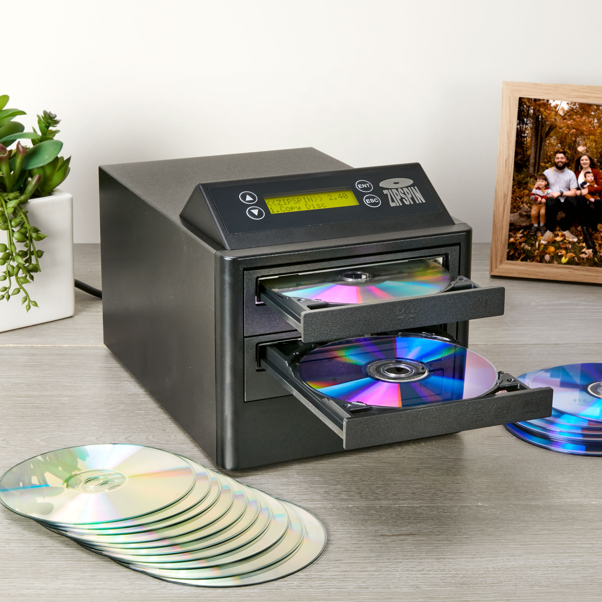 Zipspin DVD Duplicator with 22x Duplication Speed