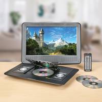 Sylvania 13.3" Portable DVD Player with Remote, Ear Buds, Chargers