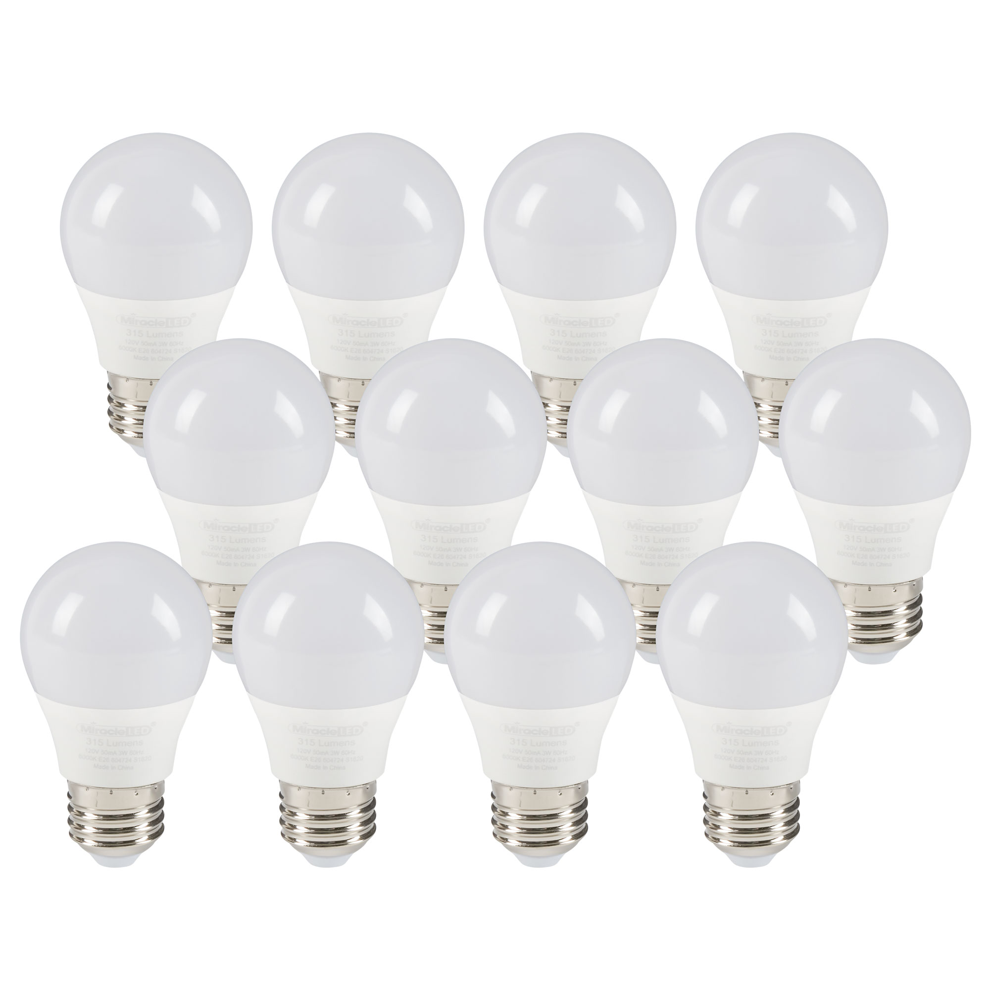 Miracle LED Extreme Energy Saver Light Bulbs - 12 Pack