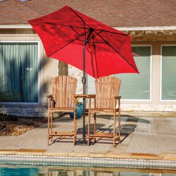 Leigh Country 9 foot Patio Umbrella - Red
